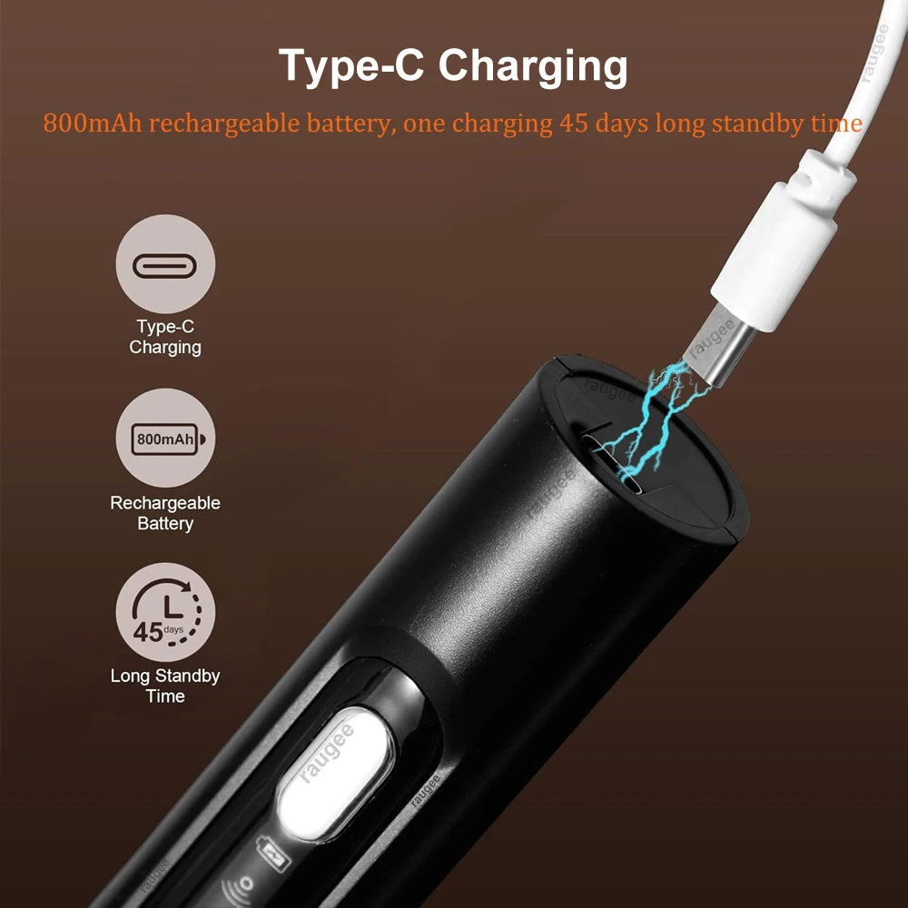 USB Rechargeable Handheld Milk Frother – 3-Speed Foam Maker