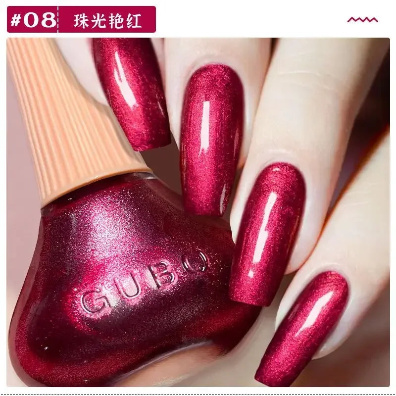 Glitter Gel Nail Polish Quick Dry Autumn Coffee Tones 12ml