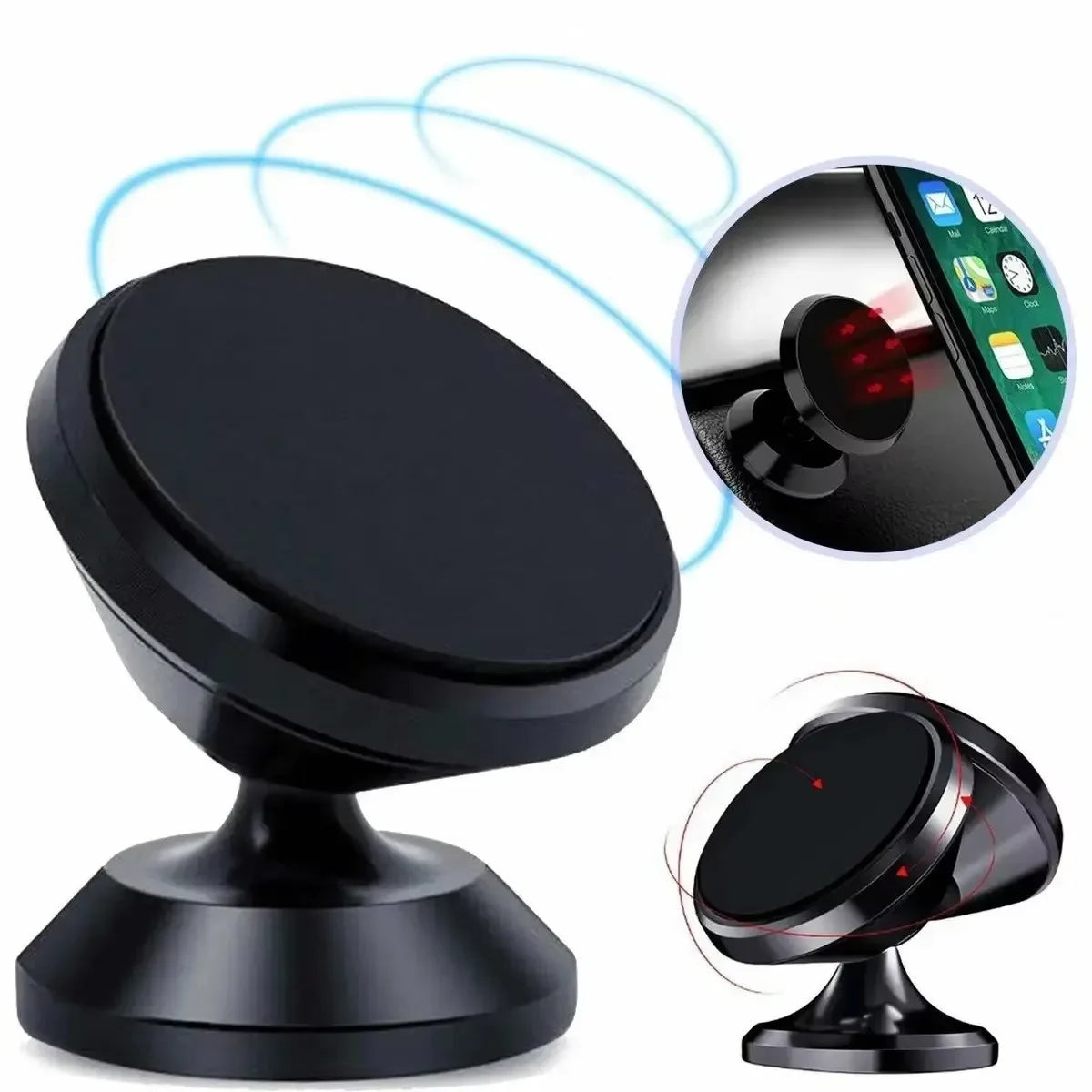 Universal Magnetic Car Phone Mount – Dashboard & Windshield Car Phone Mount PRIMED