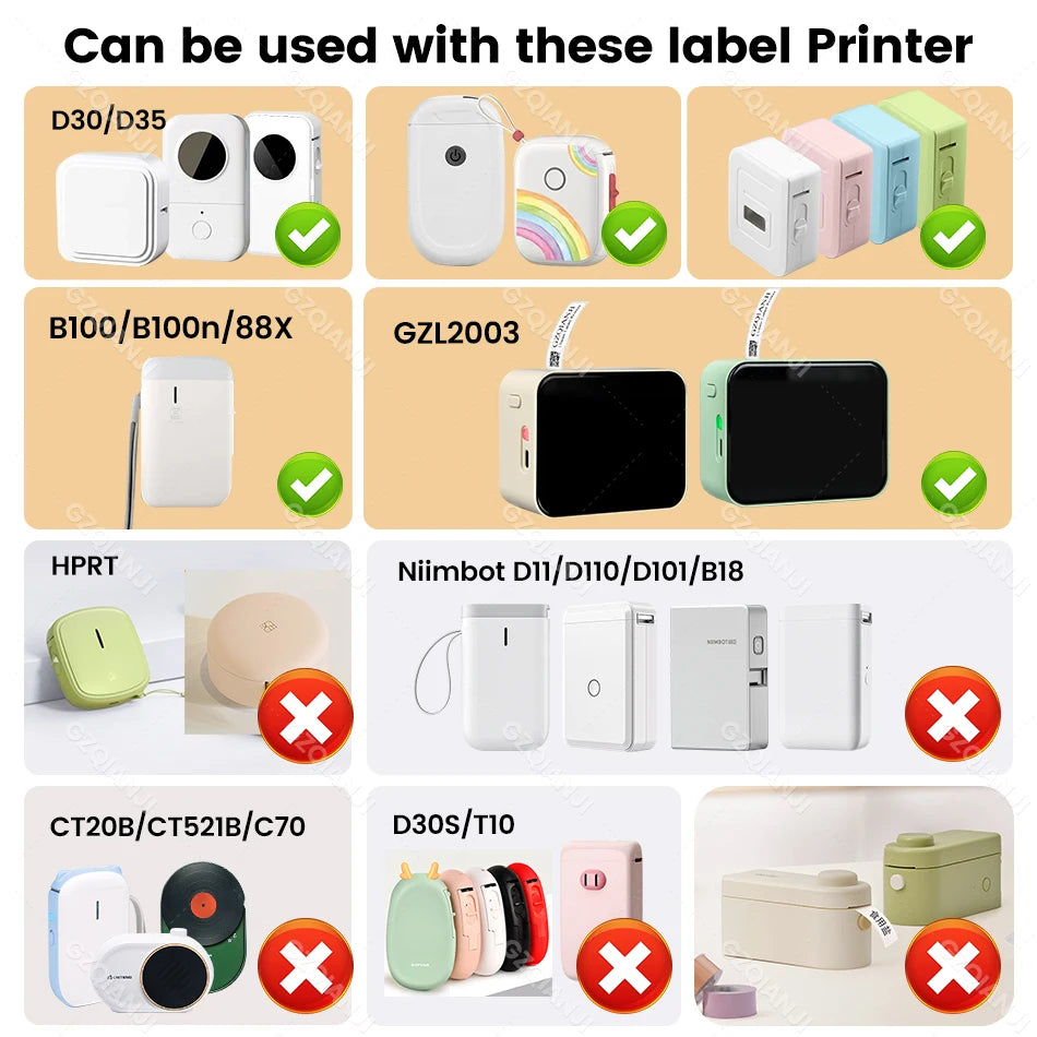 P15 Thermal Label Rolls – Multi-Size White & Transparent Stickers Thermal Label Rolls PRIMED