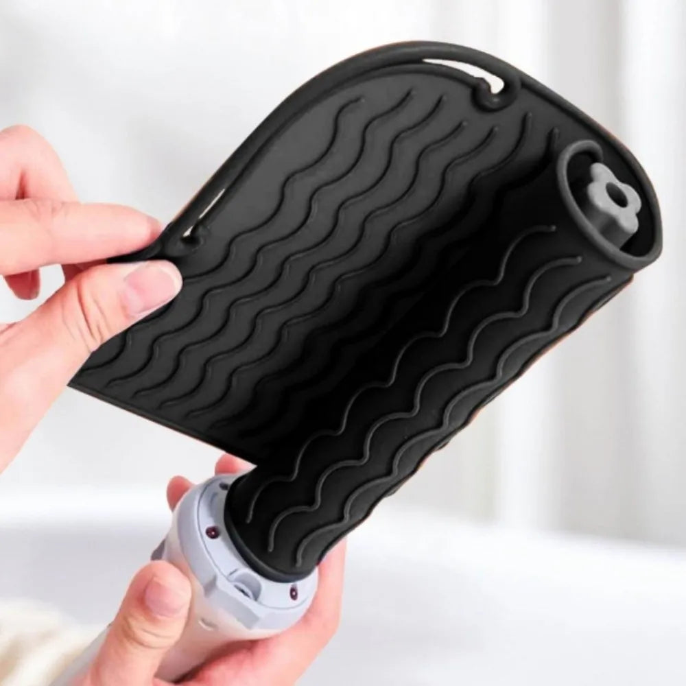 Silicone Heat Resistant Mat for Curling Iron & Straightener