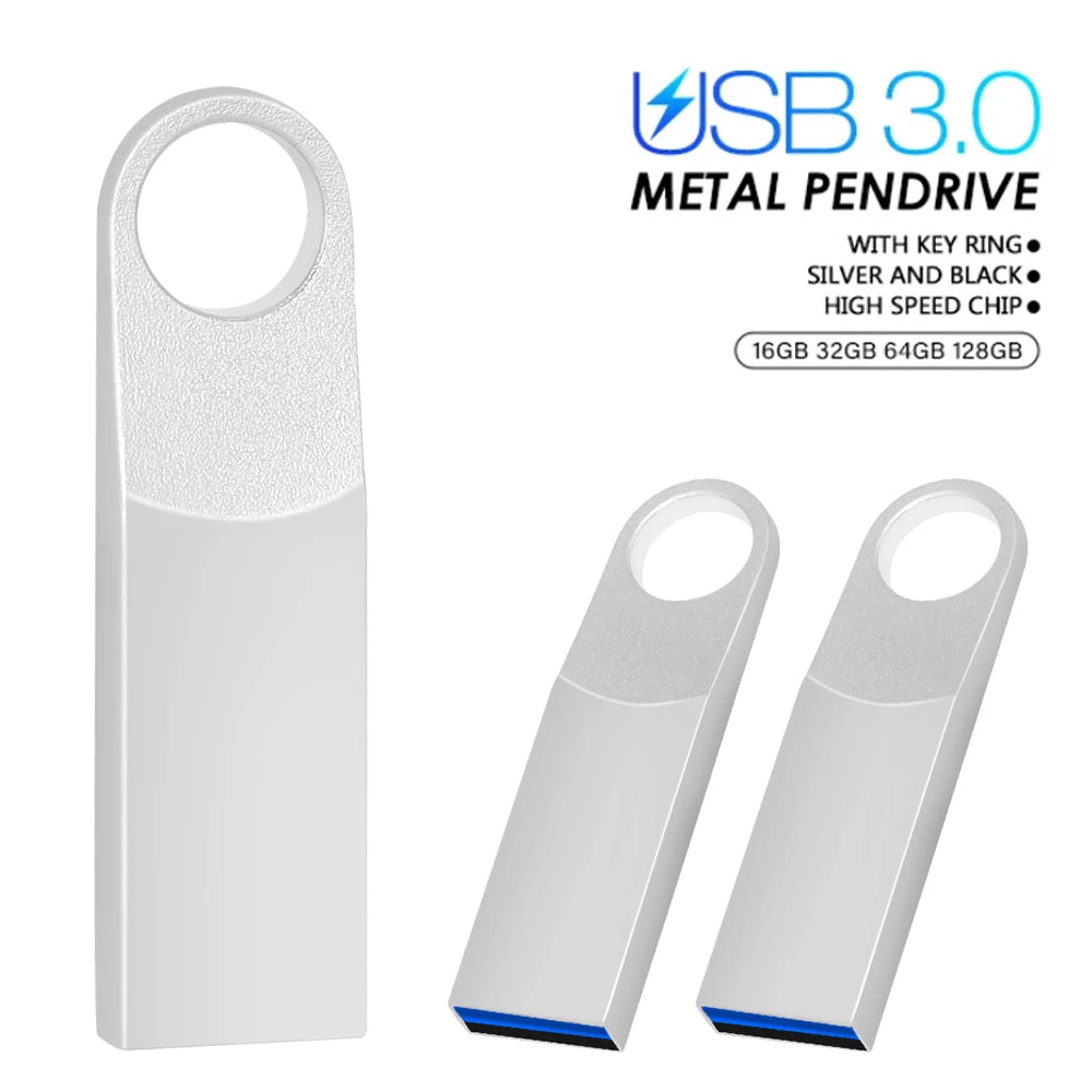 Metal USB 3.0 Flash Drive 8GB–128GB | High-Speed Pen Drive USB Flash Drive PRIMED