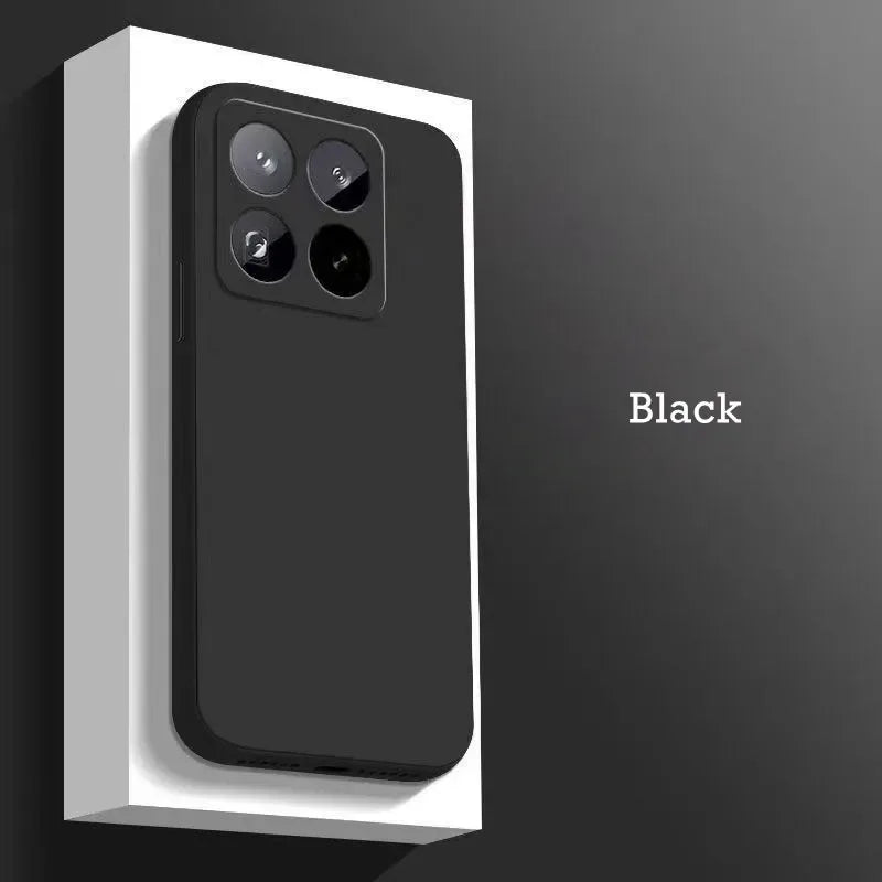 Xiaomi Liquid Silicone Shockproof Case – Soft TPU Cover Phone Case PRIMED Black xiaomi 15T