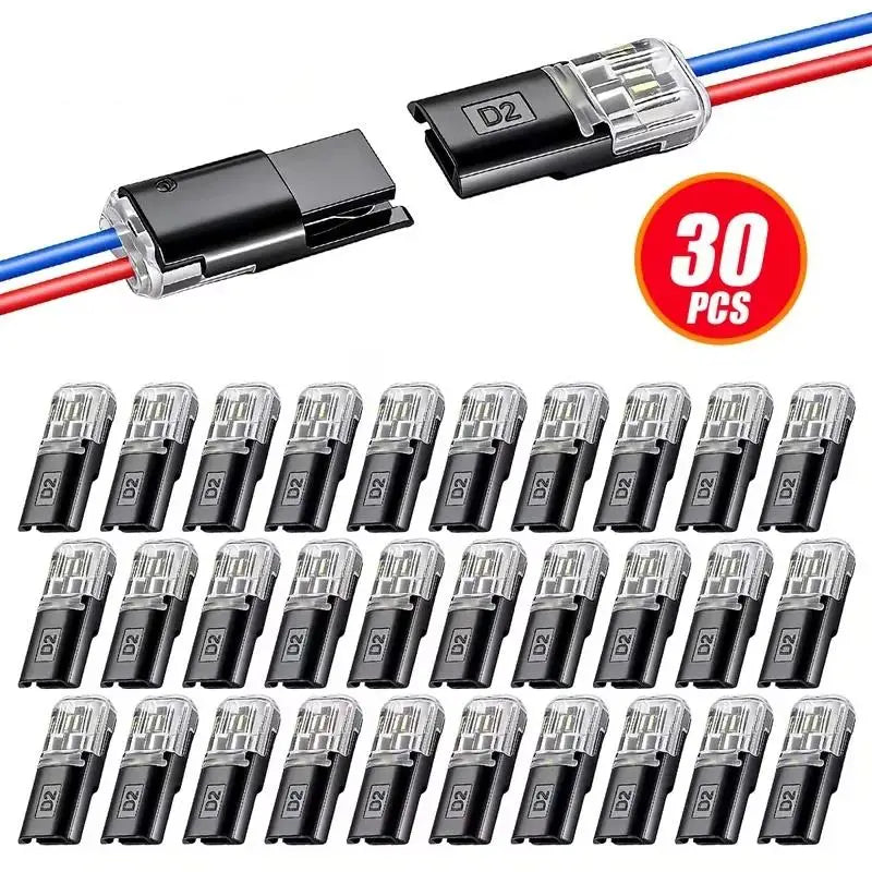 No-Strip Automotive Wire Connector Plugs 30/60Pcs Universal