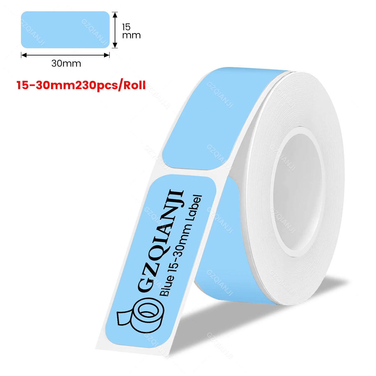 P15 Thermal Label Rolls – Multi-Size White & Transparent Stickers Thermal Label Rolls PRIMED BL 15-30mm230pcs