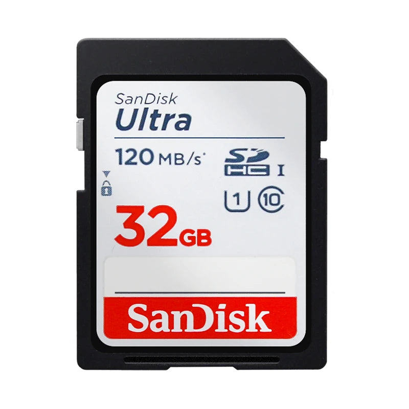 SanDisk Ultra SD Card C10 U1 | 32GB–256GB, 120MB/s
