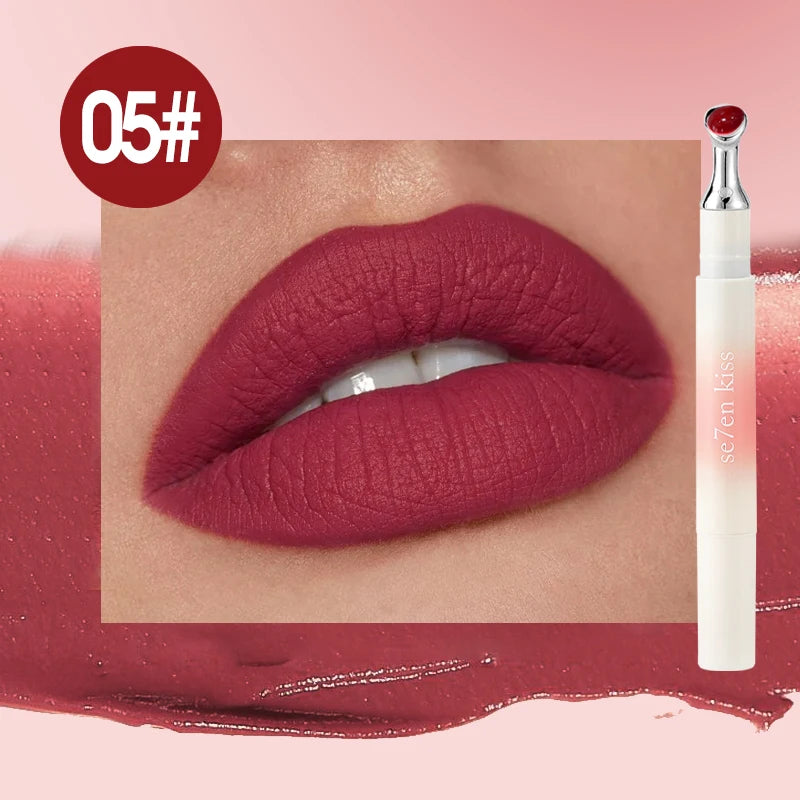 Se7en Kiss Velvet Matte Lip Glaze – Waterproof & Moisturizing