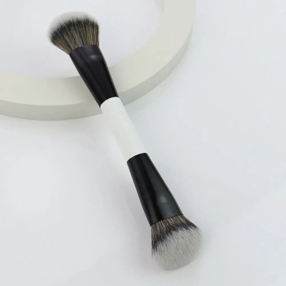 Dual-Ended F4 Contour & Blush Brush | Synthetic Makeup Tool