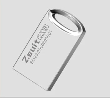 Z-Suit USB 3.0 Flash Drive 8GB–128GB Metal Pen Drive Custom Logo USB Flash Drive PRIMED 32 GB Silver