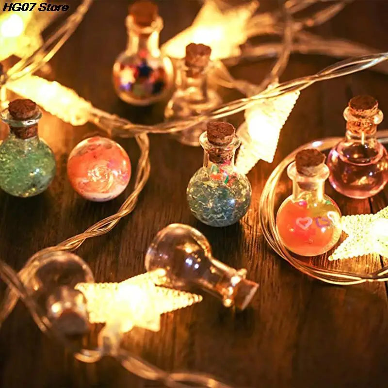 10 Pcs Mini Cork Glass Bottles – DIY Wishing & Potion Vials