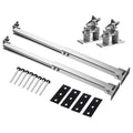 Adjustable Solar Panel Mounting Bracket 15-30° Flat Roof Kit Solar Panel Mount PRIMED as show