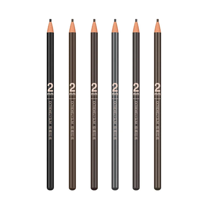 Waterproof Microblading Eyebrow Pencil – 6 Colors Long Lasting Eyebrow Pencil PRIMED