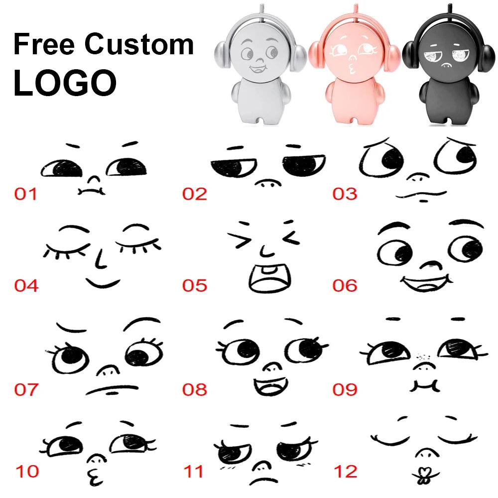 Cute Music Doll USB Flash Drive 4GB–128GB | Free Custom Logo USB Flash Drive PRIMED