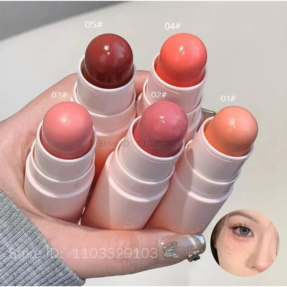 Cream Blush Stick – Waterproof Long-Lasting Face Contour Cream Blush Stick PRIMED