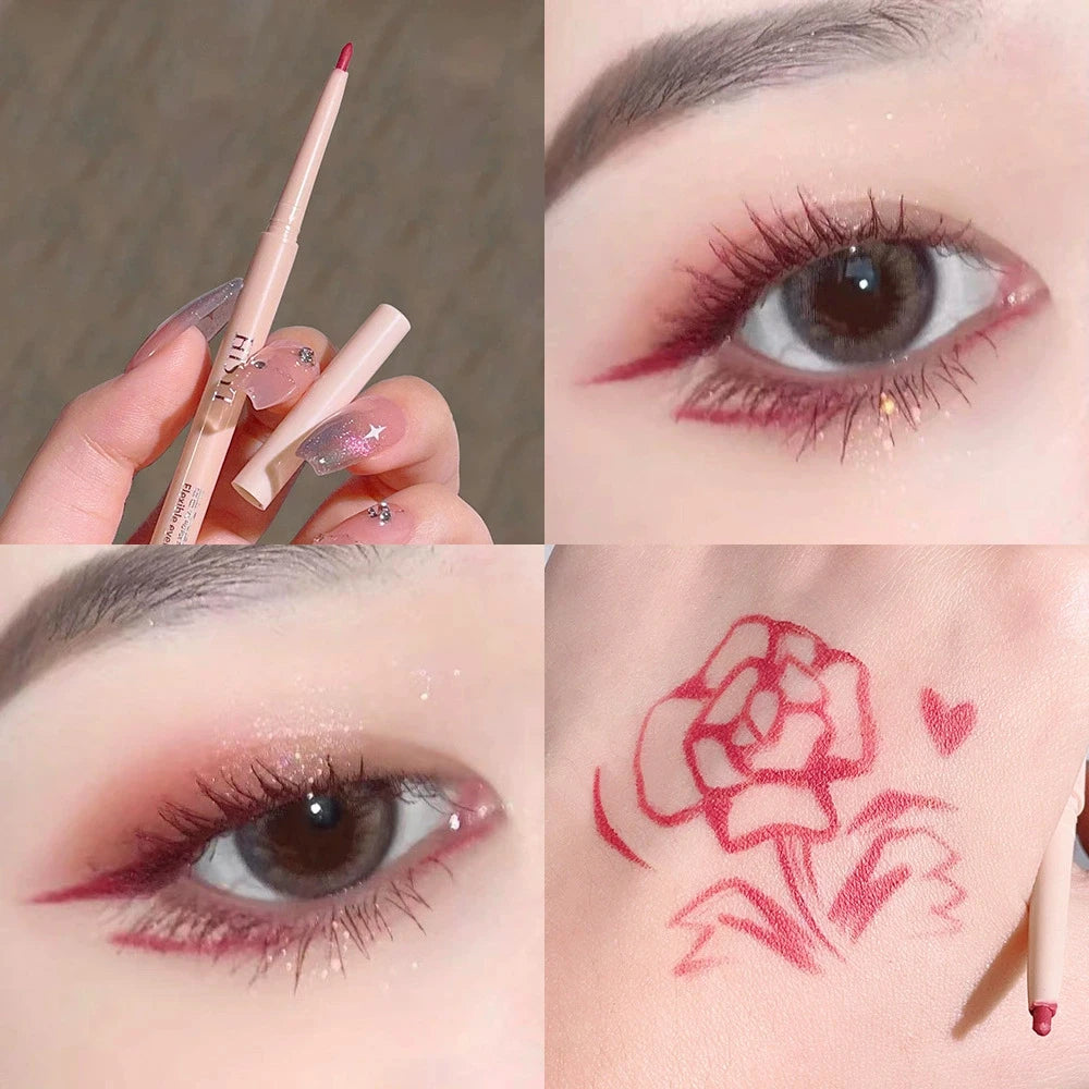 Waterproof Matte Gel Eyeliner Pencil – 5 Colors Long-Lasting