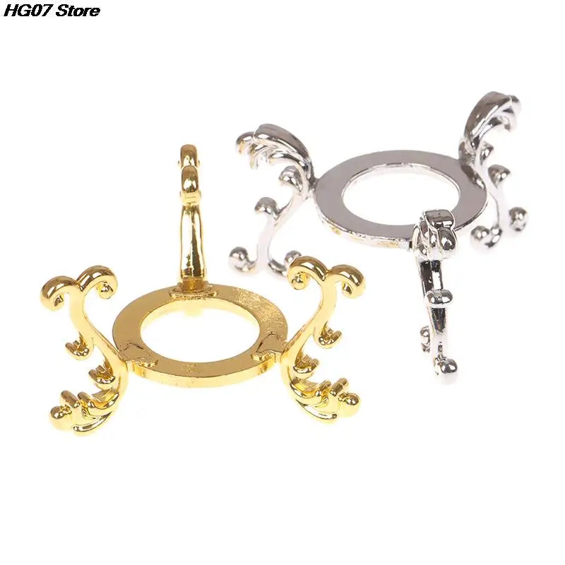European Metal Crystal Ball Stand & Gemstone Egg Display Base Ornament Display Stand PRIMED
