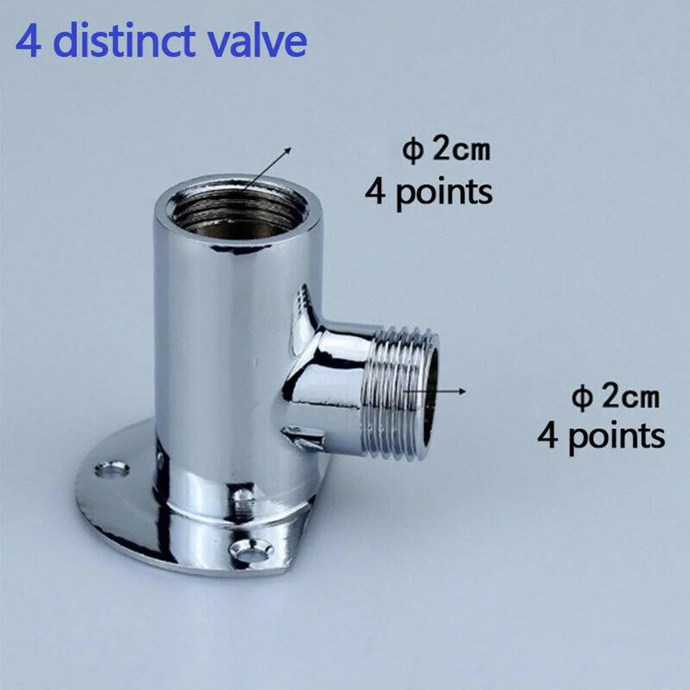 Stainless Steel Shower Arm Extension – Wall Mount Chrome Shower Arm Extension PRIMED Mount Base China Mainland