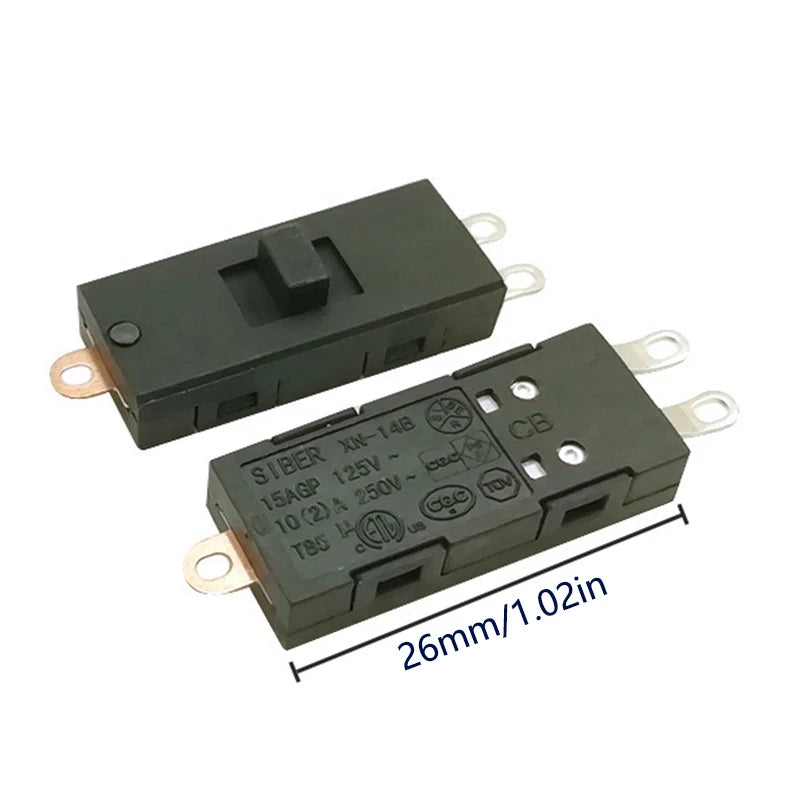 Two-Speed Sliding Switch for Brushless Motor Hair Dryer Blower