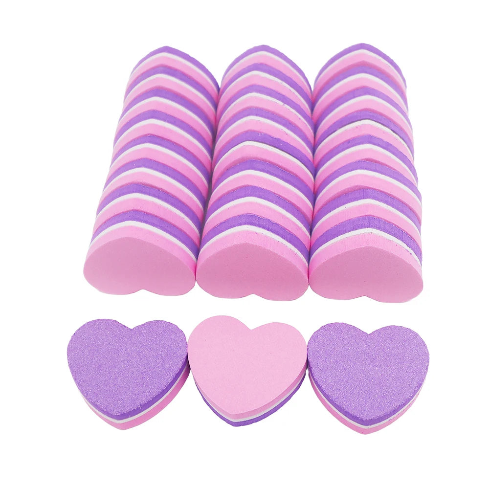 Mini Nail Sponge Buffer Blocks – Buffing Sanding File 10/20/50Pcs Nail Buffer Block PRIMED 50pcs