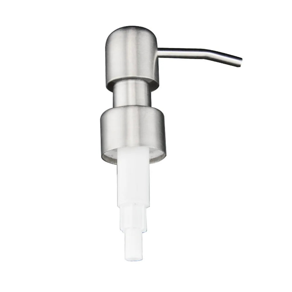 Stainless Steel Soap Pump Head 28mm Lotion Dispenser Nozzle