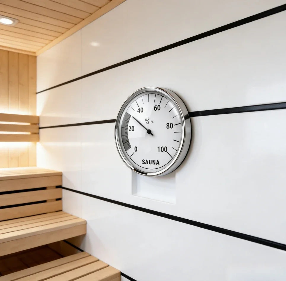 Wall-Mounted Sauna Hygrometer – High-Temp Humidity Gauge Sauna Hygrometer PRIMED