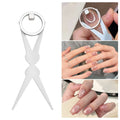 Cat Eye Nail Magnet Ring – Black Hole Galaxy Nail Art Tool Nail Art Magnet PRIMED 2Pcs Set 01
