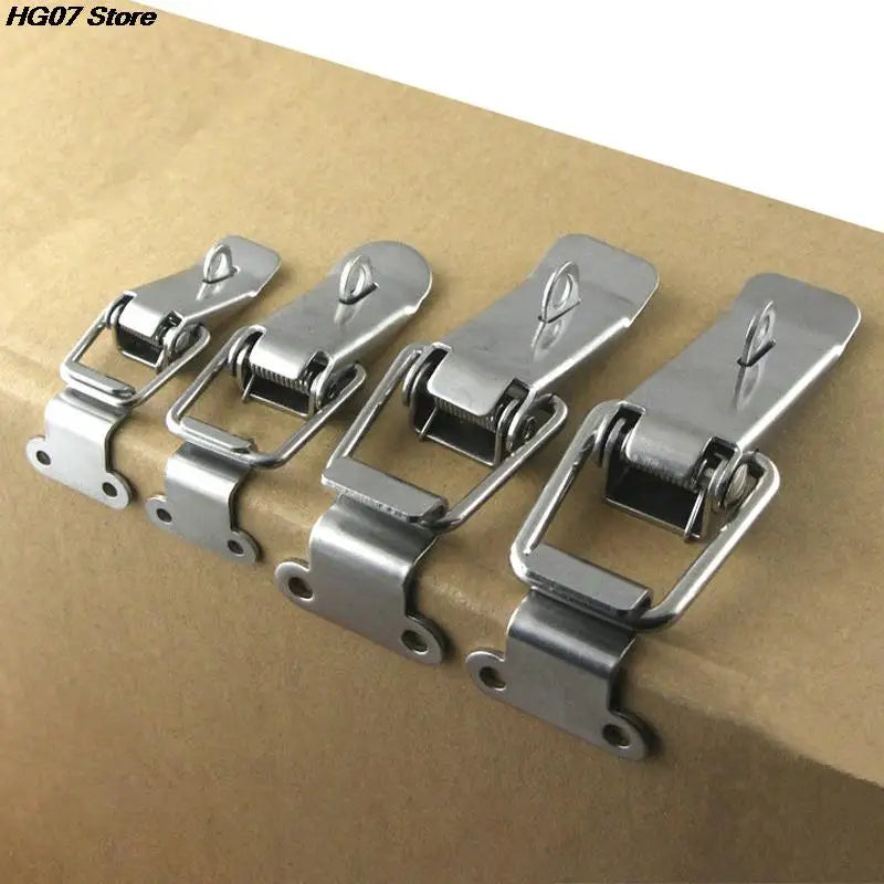 Stainless Steel Spring Toggle Draw Latch Hasp Clasp Lock