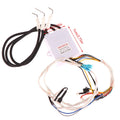 DC 3V Gas Stove Pulse Igniter – 14-Wire Double Ignition Gas Stove Igniter PRIMED White