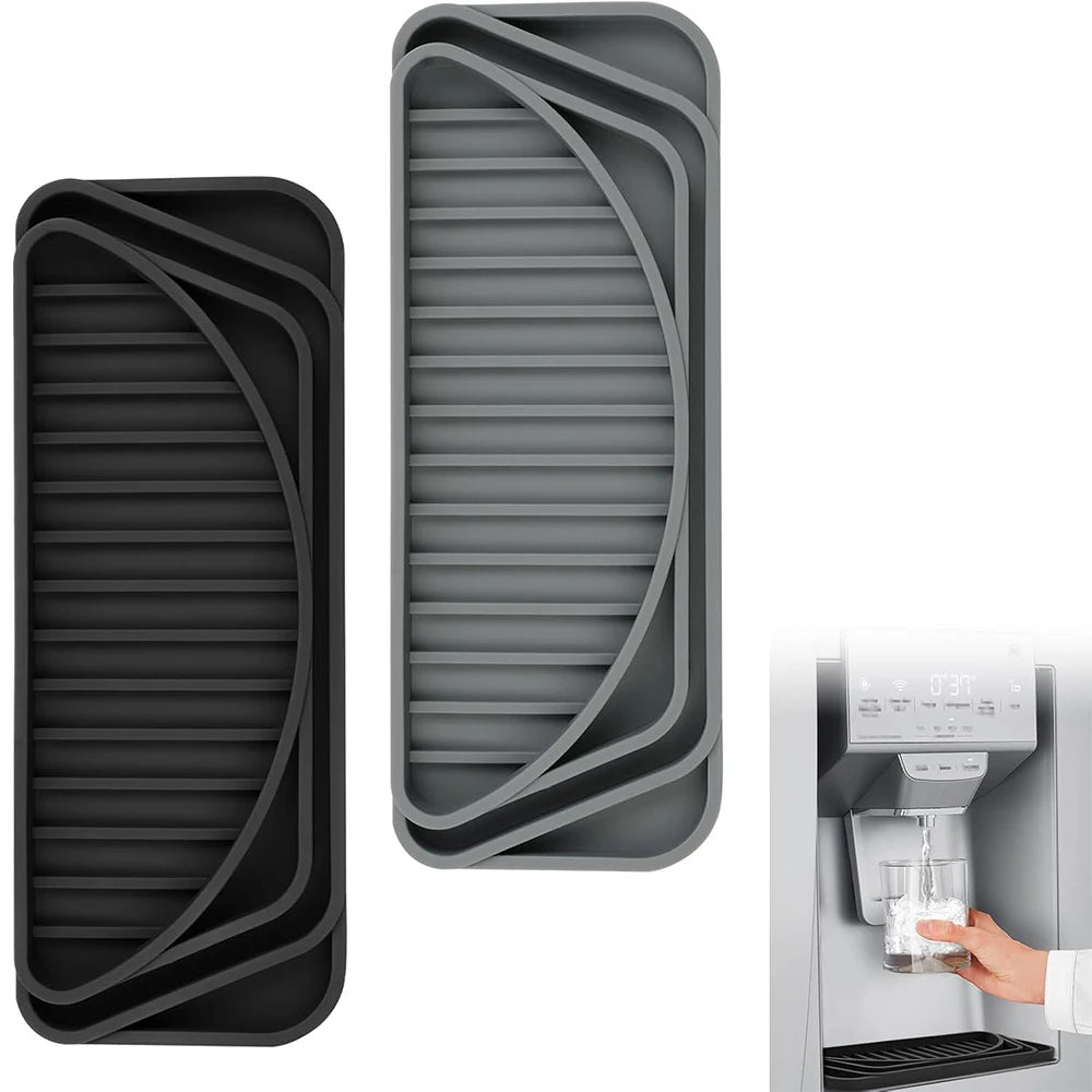 Silicone Refrigerator Drip Tray – Cuttable Water Dispenser Pad Silicone Drip Tray PRIMED