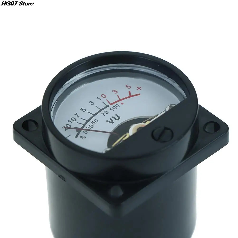Panel VU Meter 6V–12V Warm Backlit Audio Level Amp Indicator