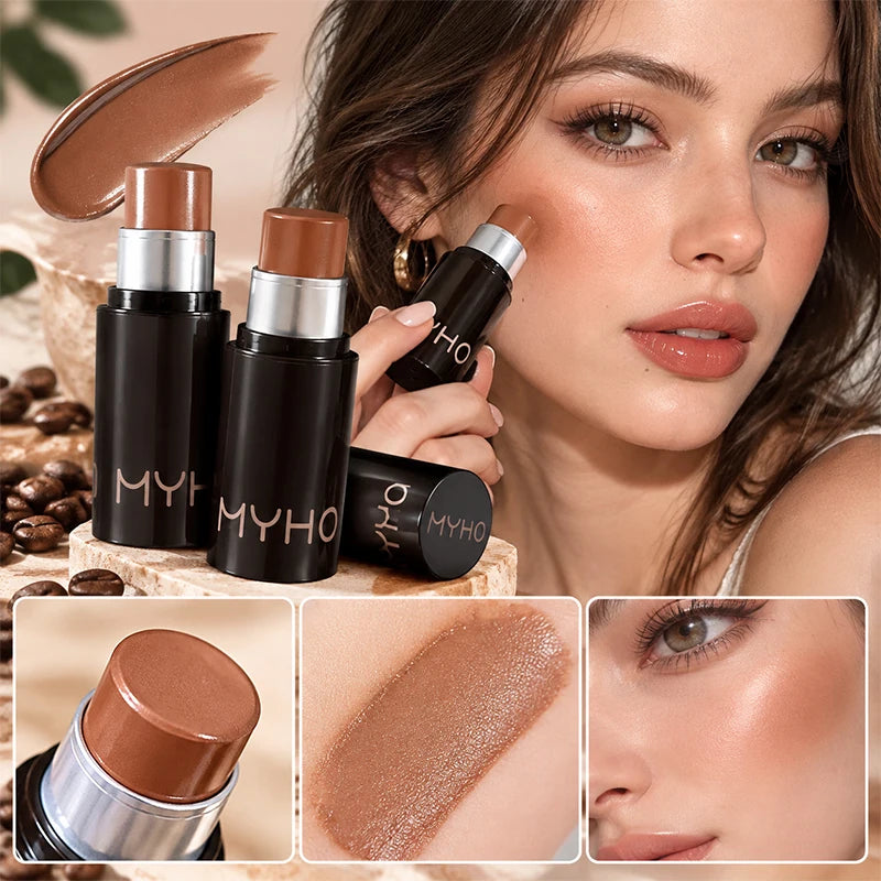 Soft Matte Cream Blush Stick – 4-in-1 Korean Makeup