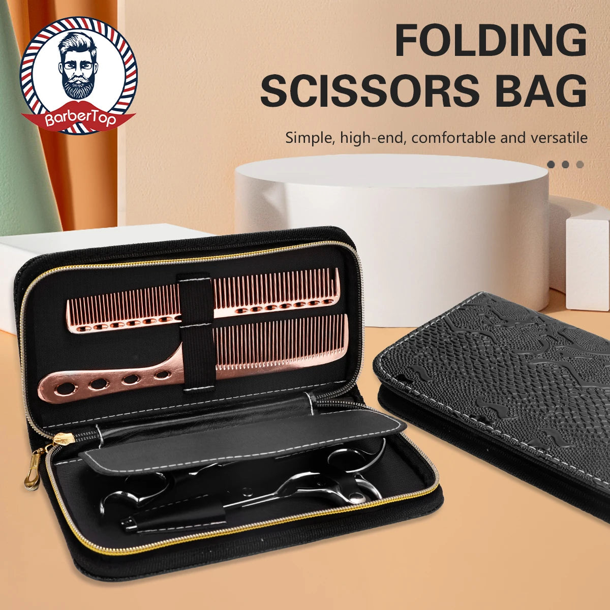 Waterproof Shockproof Barber Scissors Case | Hair Tool Box Barber Scissors Case PRIMED