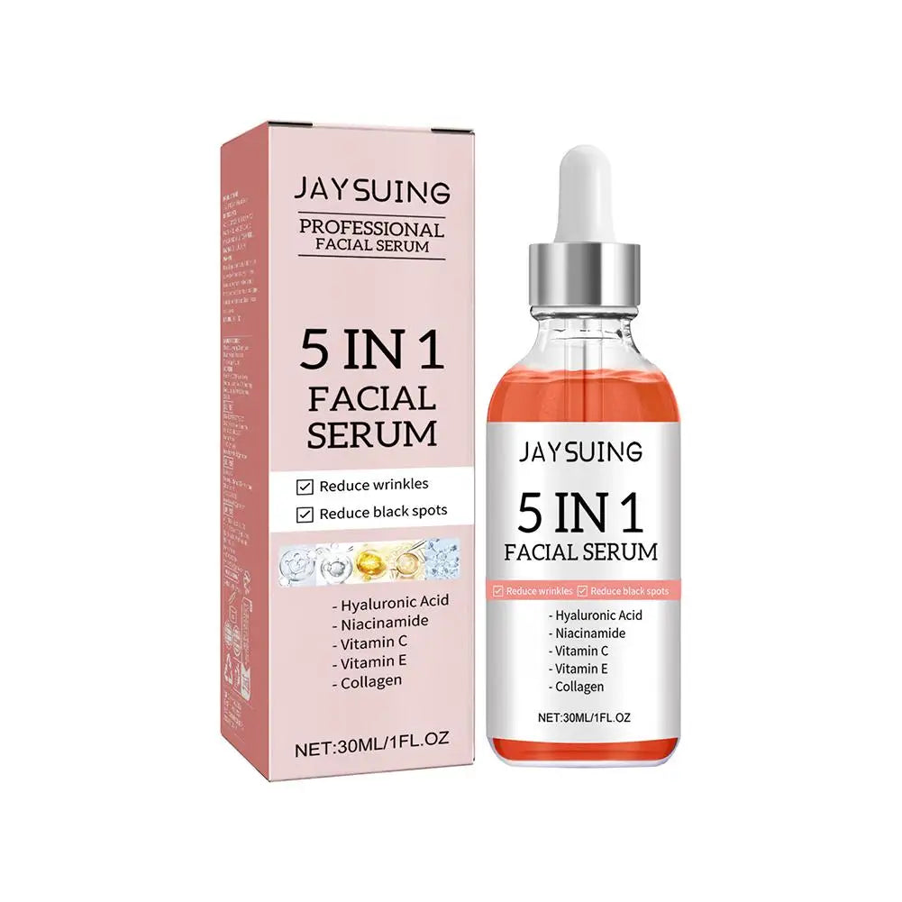 5-in-1 Vitamin C Face Serum – Niacinamide & Hyaluronic Acid