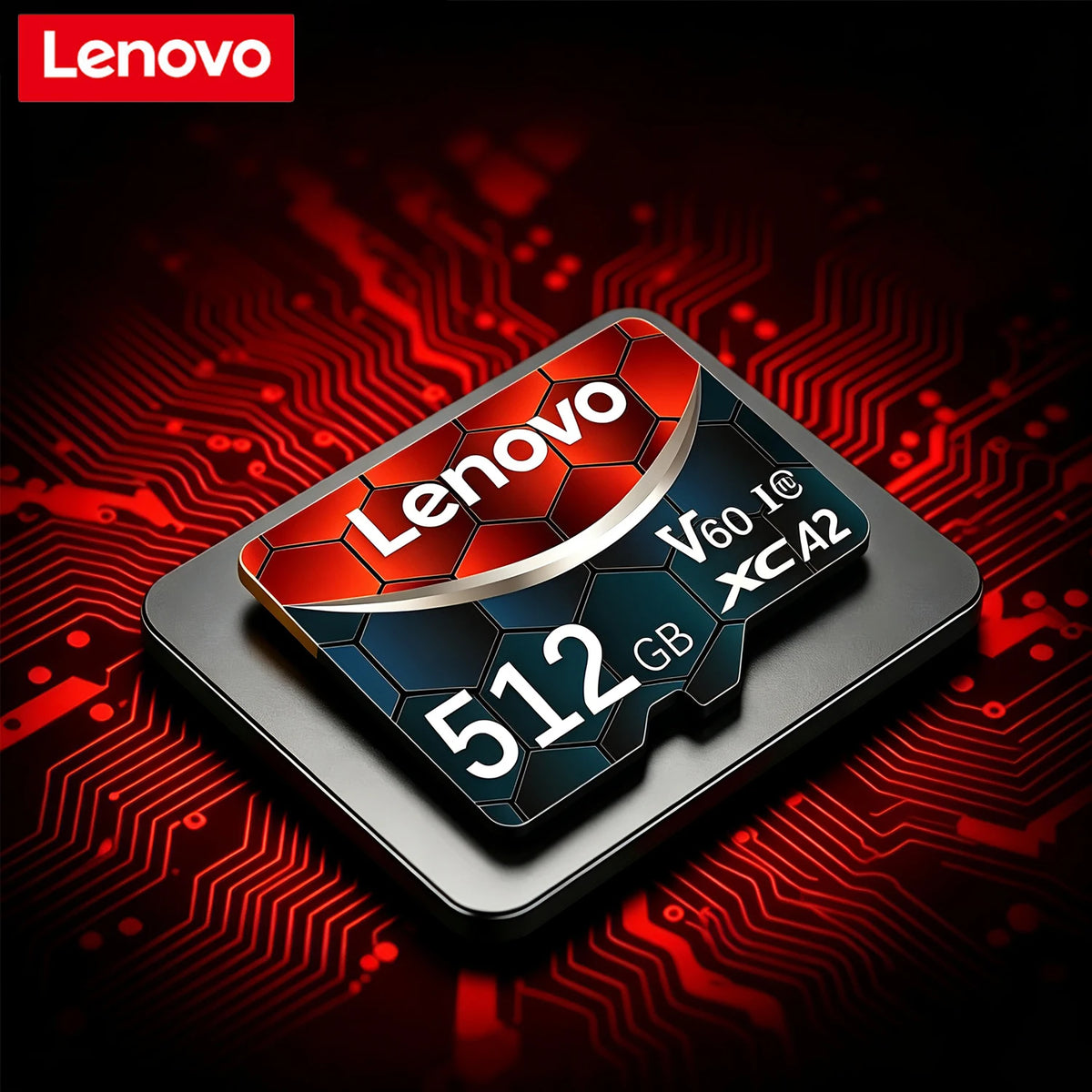Lenovo Micro SD Card 64GB–512GB U3 V60 A2 High Speed Micro SD Card PRIMED