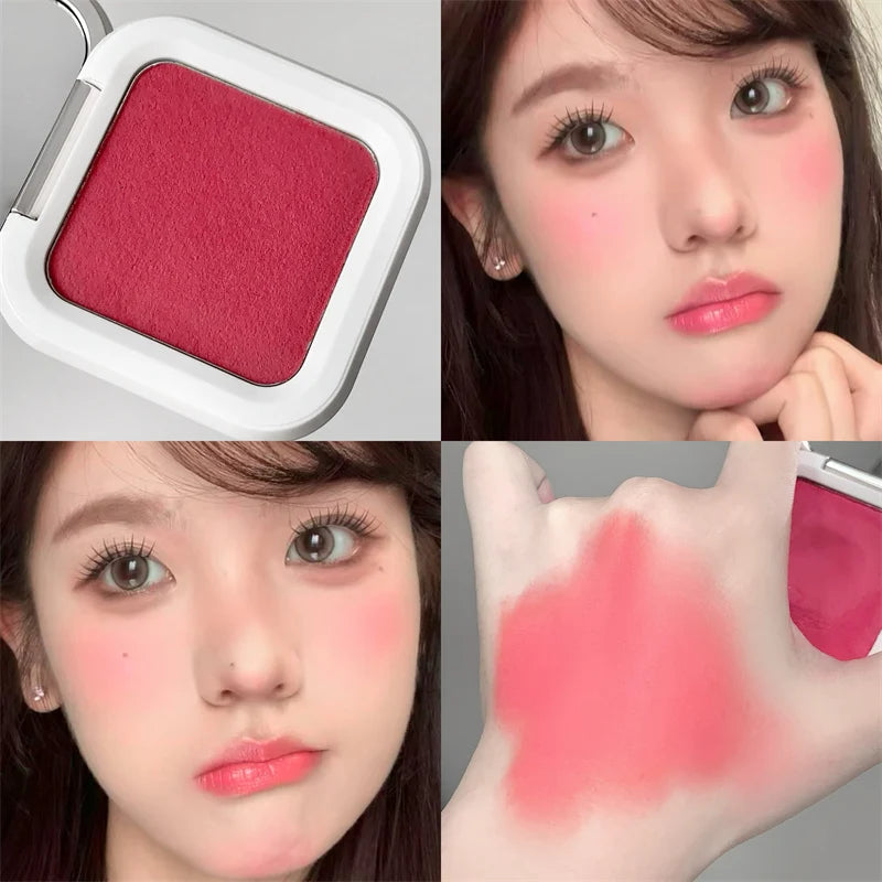 SHAQINUO Matte Blush Powder – Natural Cheek Tint 4 Shades