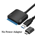 USB 3.0 to SATA Adapter Cable – 2.5 & 3.5 Inch SSD HDD SATA USB Adapter PRIMED with OTG