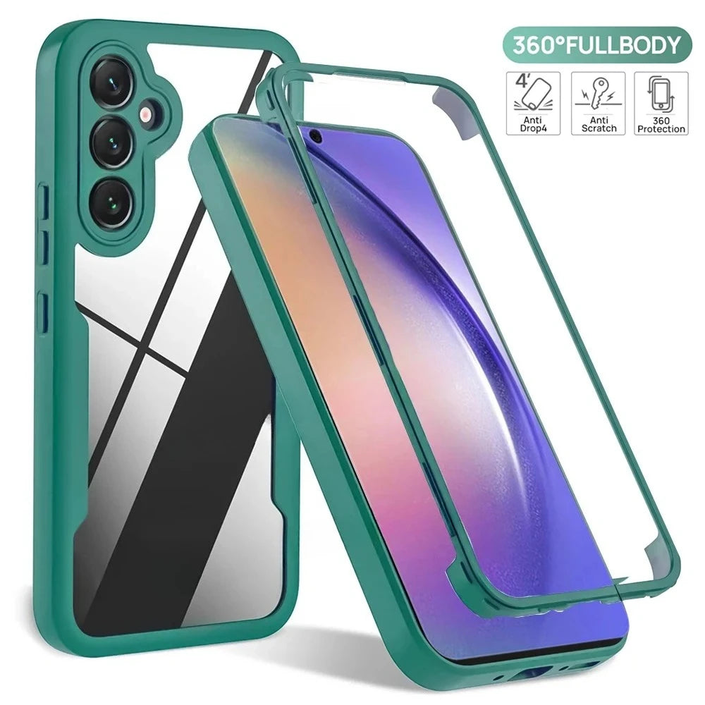 360° Full Cover Samsung Galaxy A Series Case – Clear Slim Phone Case PRIMED