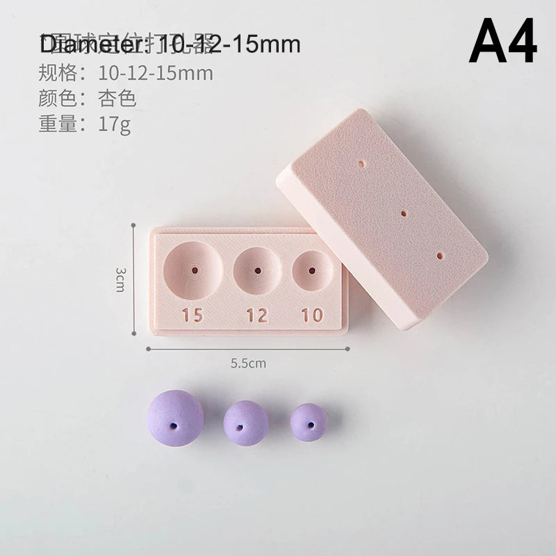 Polymer Clay Ball Maker Mold 4–15mm | DIY Jewelry Beads