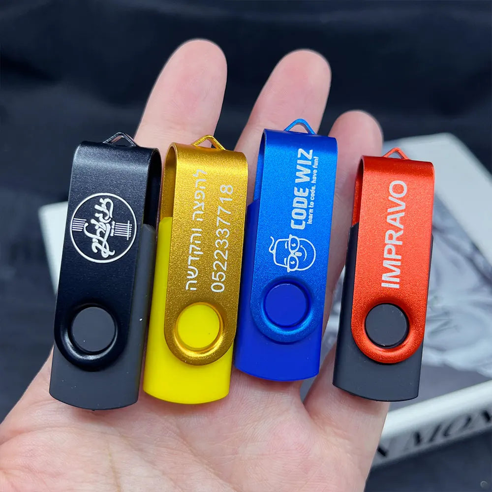 100-Pack Custom Logo USB Flash Drives 128MB–16GB | Bulk USB Flash Drive PRIMED