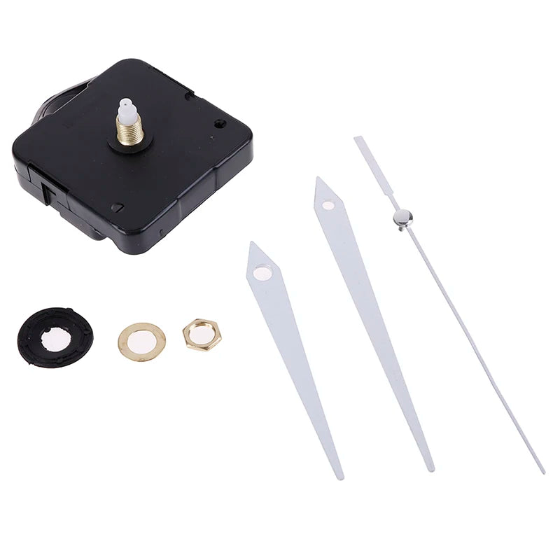Silent Quartz Wall Clock Movement Kit with Hands – DIY Repair