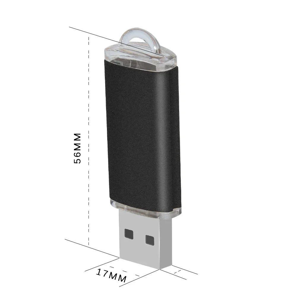 100-Pack USB 2.0 Flash Drives – Free Custom Laser Logo Bulk USB Flash Drives PRIMED