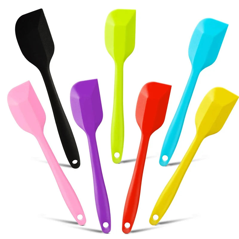 LMETJMA 27cm Silicone Spatula – Heat-Resistant Baking Scraper Silicone Baking Spatula PRIMED