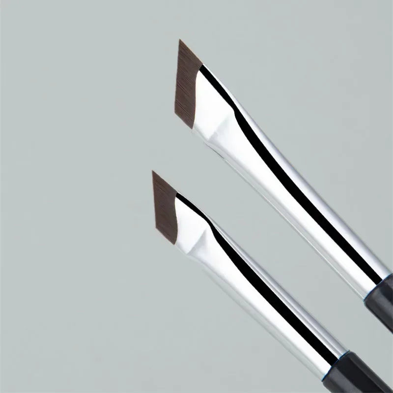 2-Pack Ultra-Thin Blade Eyeliner & Angled Eyebrow Brush Set
