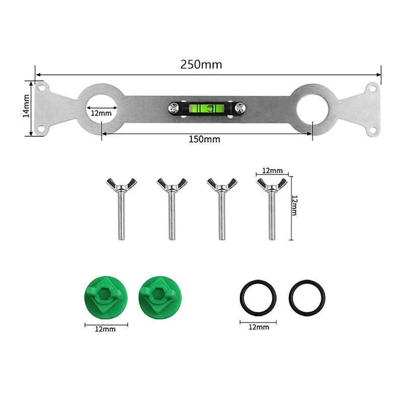 Stainless Steel Pipe Leveler for Water Heater & Shower Install