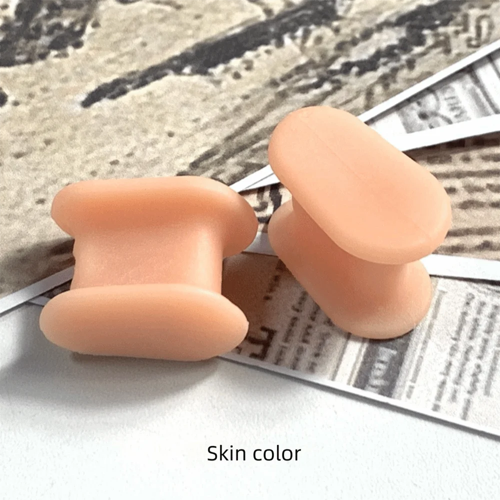 I-Shaped Big Toe Separator – Soft SEBS Spacer 1 Pair Toe Separator PRIMED Skin Color-Big