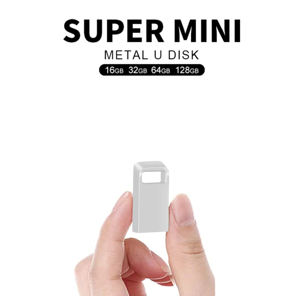 Metal USB Flash Drive 8GB–128GB | Fast Thumb Drive Pendrive USB Flash Drive PRIMED