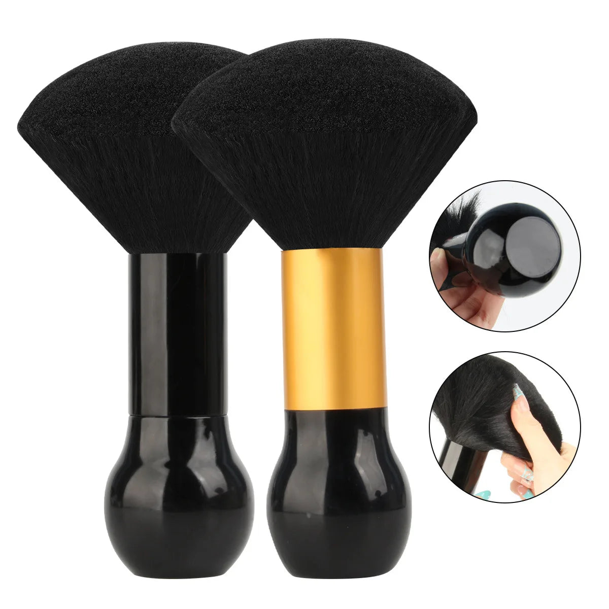 Soft Barber Neck Duster Brush – Salon & Home Haircut Tool