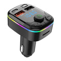 Bluetooth 5.0 FM Transmitter Car Charger – Type-C QC3.0 USB FM Transmitter Adapter PRIMED Type B