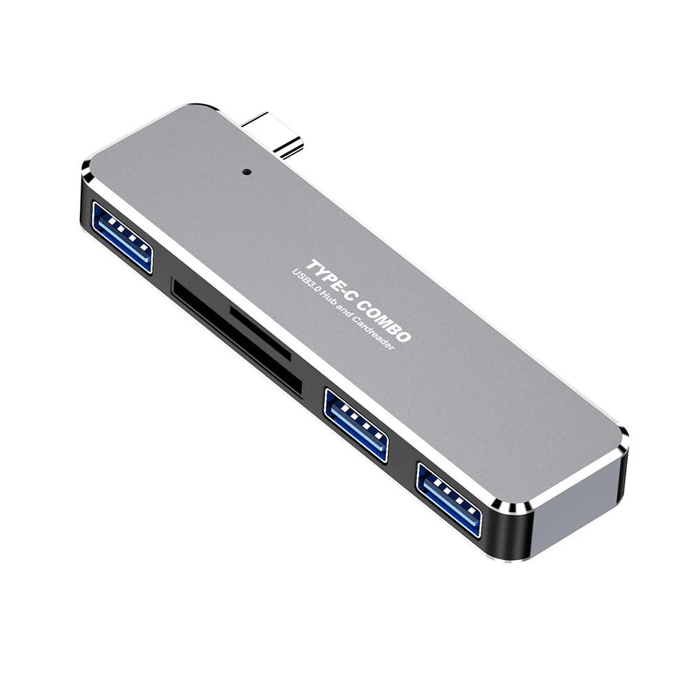 USB-C Hub Adapter – USB 3.0, SD & TF Reader for MacBook