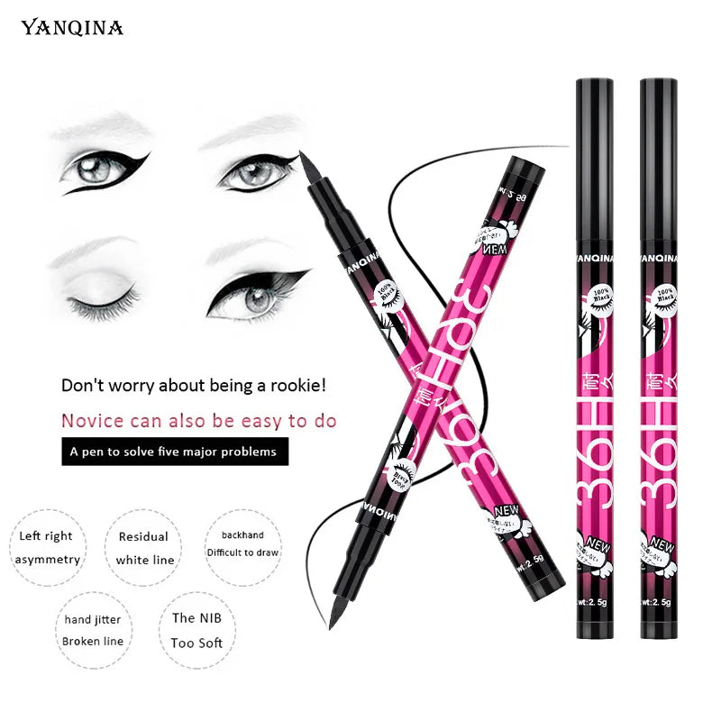 YANQINA Waterproof Liquid Eyeliner Pen – Long-Lasting